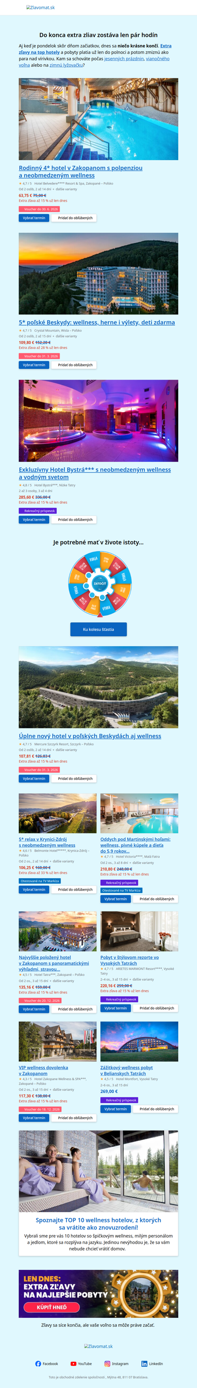 Ešte stíhate? O polnoci je extra zľavám koniec!