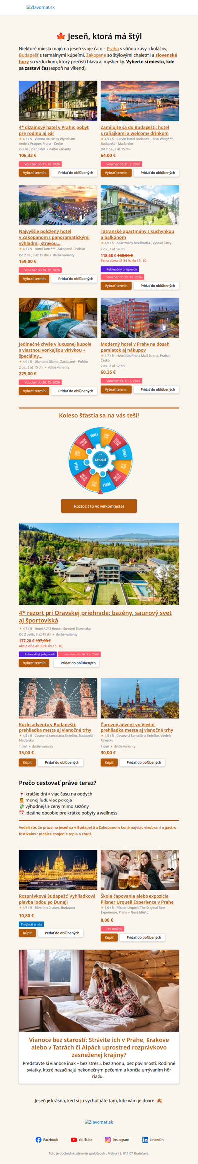 Praha, Zakopane, Budapešť alebo Tatry