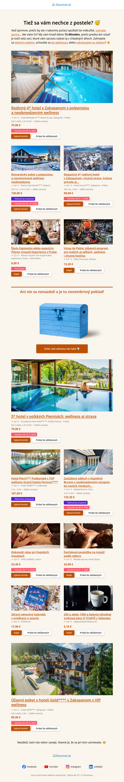 Posielame 13 tipov, ako si užiť chladné dni 🍂