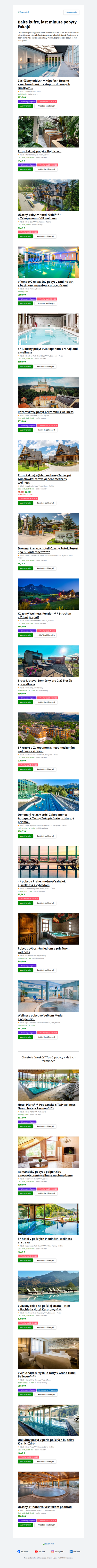 Víkend volá! Kam vyrazíte za odpočinkom?