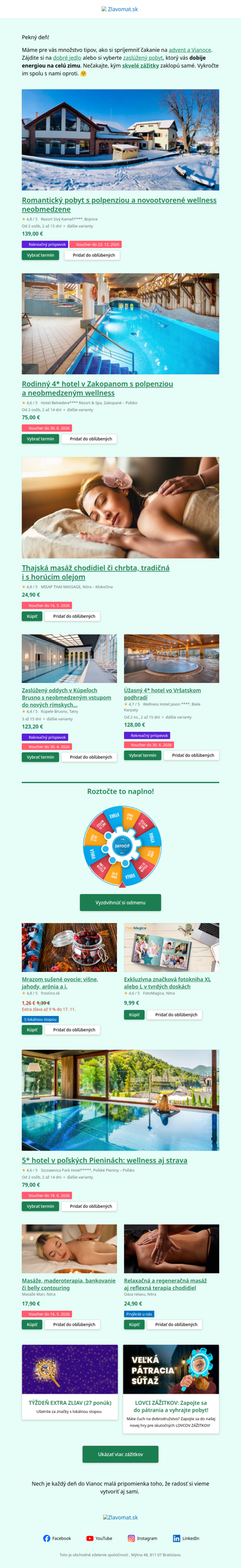 Čo sme pre vás dnes vymysleli?