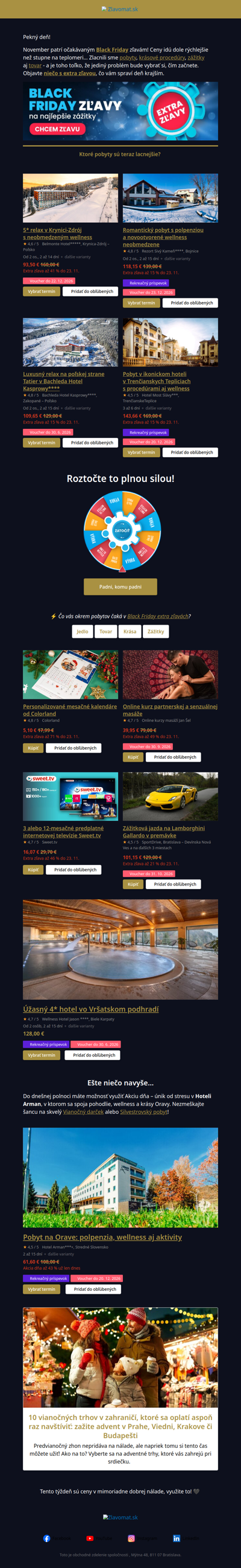 Najsilnejšie novembrové zľavy sú konečne vonku 🖤