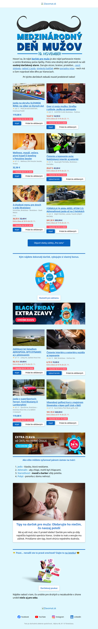 Aj muži majú svoje dni 🌹