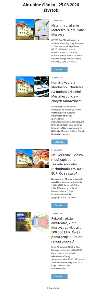 Zrušenie škôlky, náčelník MP, 150 000 € musí mesto zaplatiť