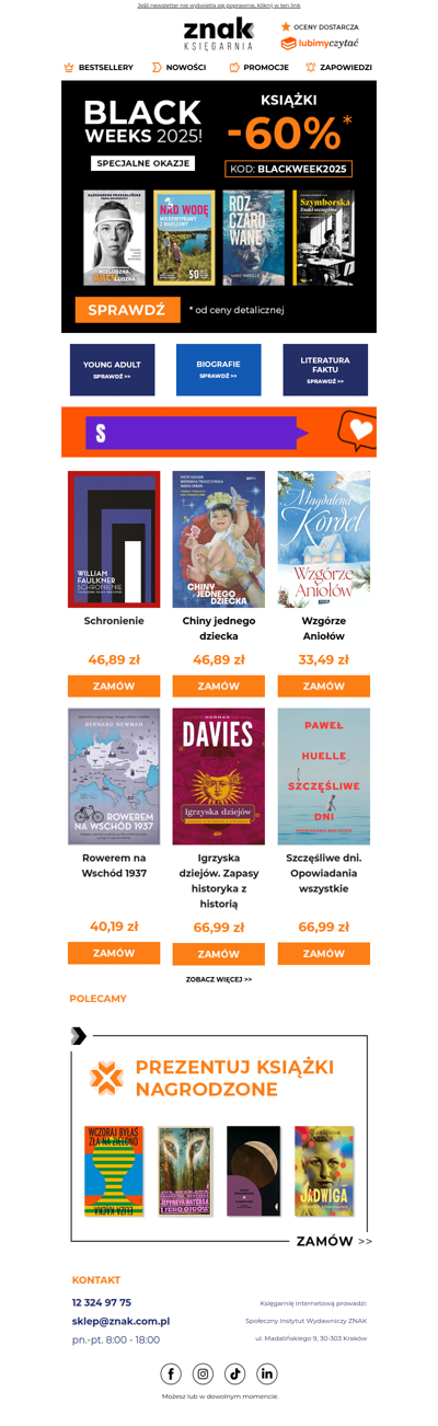 Nowe tytuły dodane na Black Weeks 📚⚫