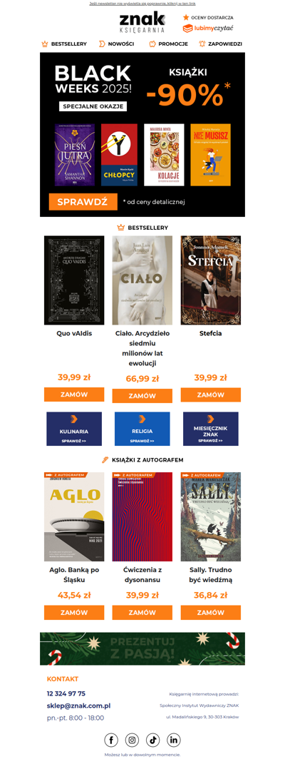 BLACK WEEKS ⚫ książki 90% taniej! 📚