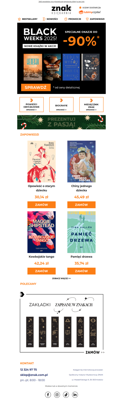 Książki nawet 90% taniej? ⚫ Tylko na naszych BLACK WEEKS!