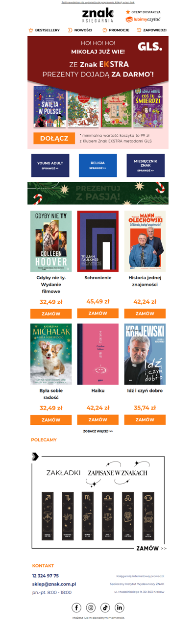 Podaruj bestsellera na mikołajki! 🎁📚